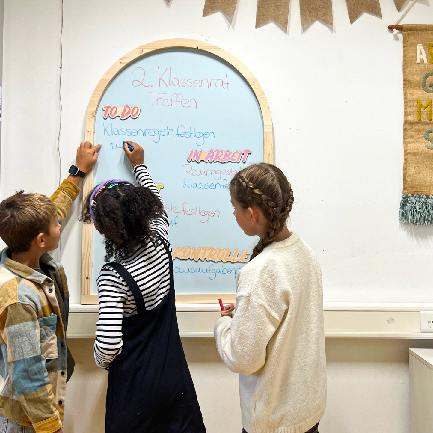 Kanban Kids I Holzmagnete, Anleitung & Anwendungsbeispiele