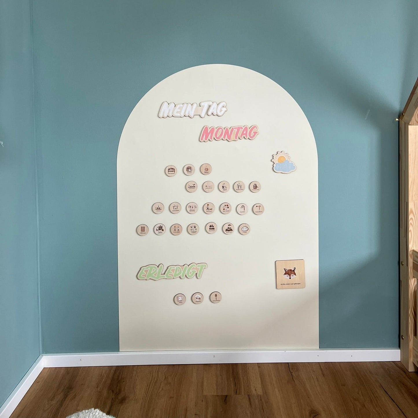 Der Wochenplaner I Holzmagnete, Anleitung & Anwendungsbeispiele