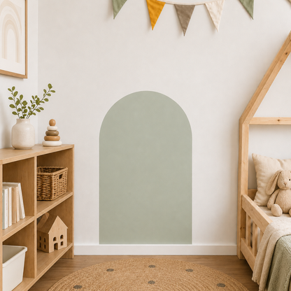 Magnetische Tafelfolie für Kinderzimmer und Playrooms – Selbstklebend, Beschreibbar und Ablösbar – 95x70cm Wandaufkleber  I 4 Farben
