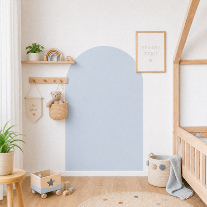 Magnetische Tafelfolie für Kinderzimmer und Playrooms – Selbstklebend, Beschreibbar und Ablösbar – 95x70cm Wandaufkleber  I 4 Farben