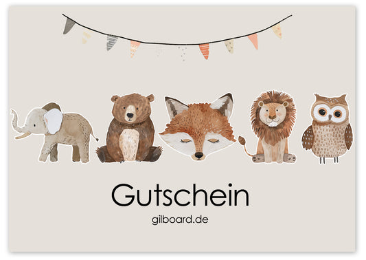 Gilboard.de I Gift voucher by email