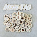 Daily routine at home I Wooden magnets, instructions &amp; application examples
