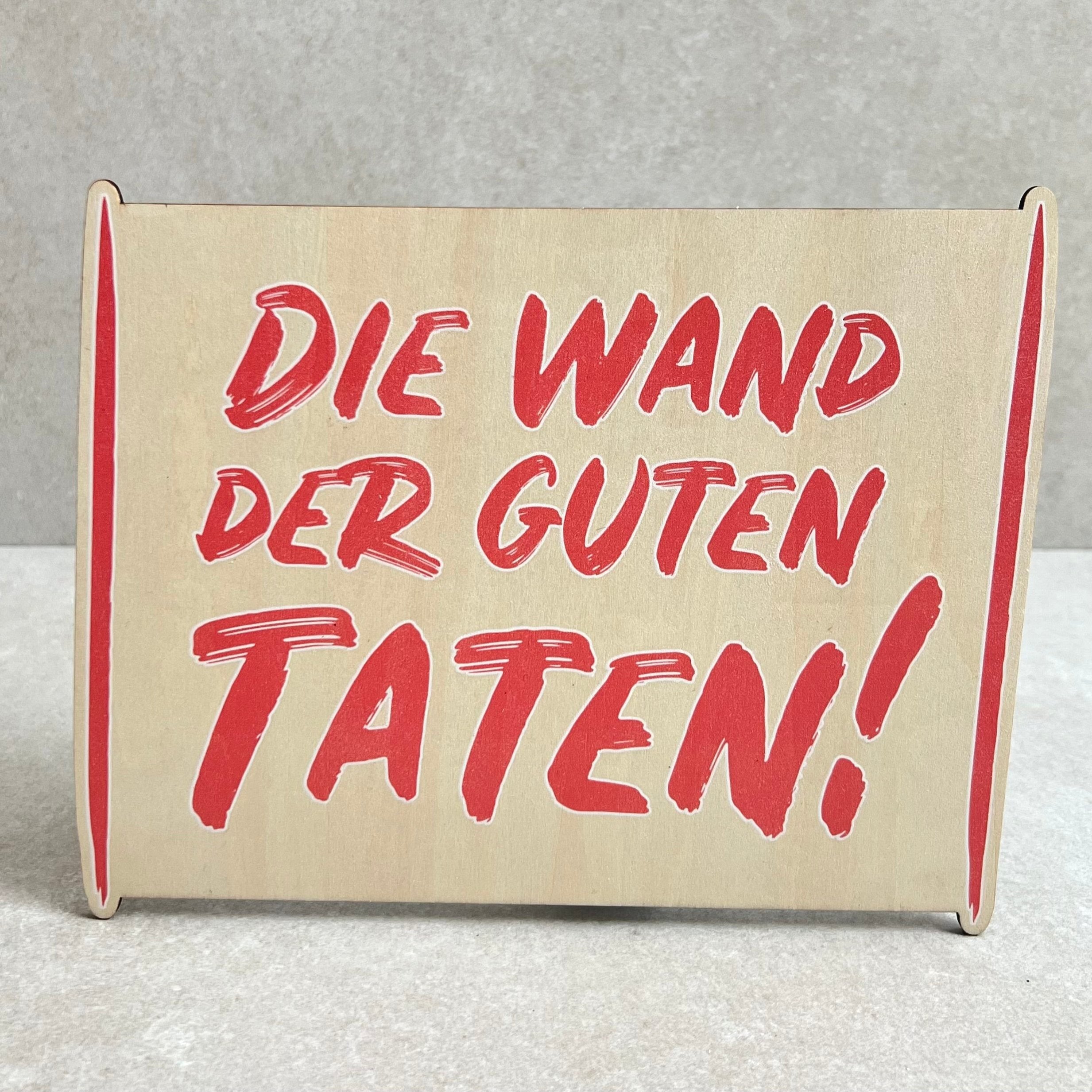 Holzmagnete: Wand der guten Taten inkl. Anleitung und Anwendungsbeispielen